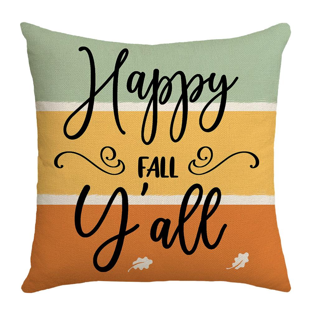 New Literary Maple Leaf Pillow Cover Thanksgiving Decoration Home Sofa Pillow Cover Pillow