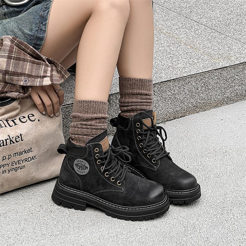 Мужские ботинки Мартин в британском стиле, осенне-зимние вельветовые рабочие сноубутсы, мужские ботинки средне-желтого цвета 6516-K