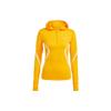 Куртка с капюшоном и полузастежкой-молнией, женская, желтая HR4404