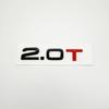 Автомобиль 3D ABS 1.8T 2.0T 3.0T Буквы Логотип на багажник Шильдик с объемом двигателя Наклейки Для Audi A1 A3 A4 A5 A6 A7 A8 Q2 Q3 Q5 Q7