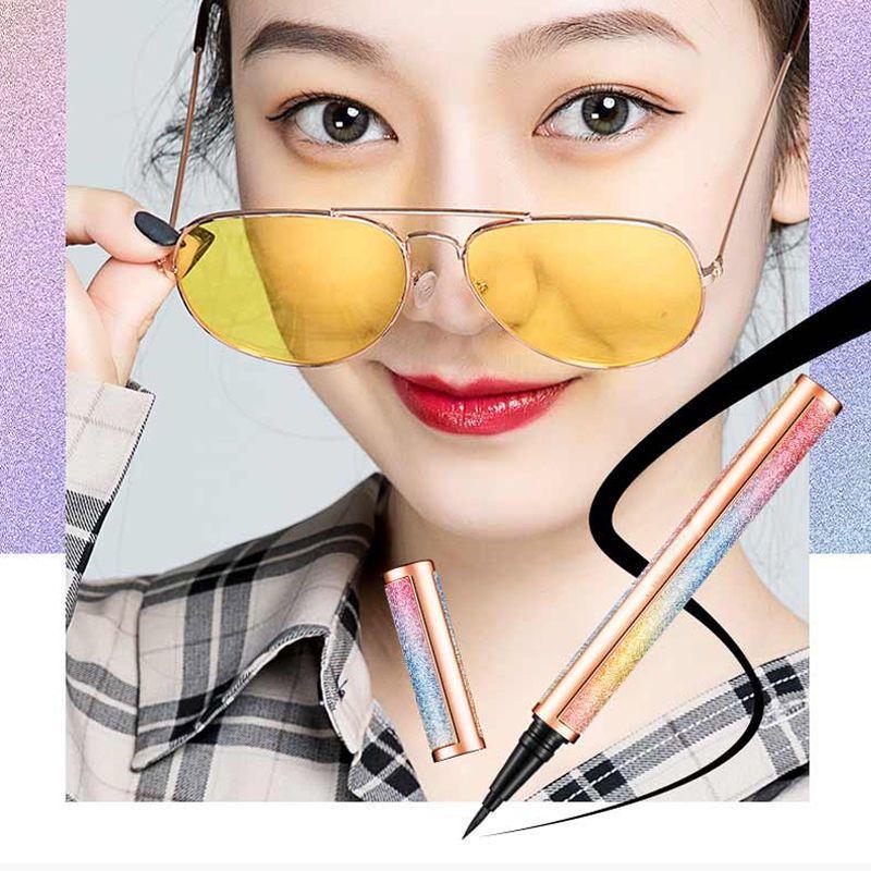 Водостойкая жидкая подводка для глаз, Стойкая к смазыванию, Стойкая, Тонкий кончик, Черный/Коричневый, Идеально подходит для начинающих