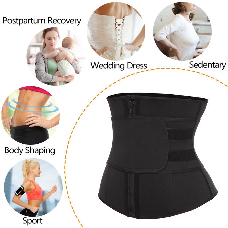 Неопреновый тренажер для сауны и талии, Корректирующее белье для контроля живота, формирователь тела, триммер для талии, пояса