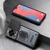 KEYSION Противоударный чехол для Huawei nova 14 14 Pro с выдвижной защитой камеры, металлической кольцевой подставкой, задняя крышка для телефона Huawei nova14Pro