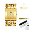 YaLaLuSi Men's Large-Dial Waterproof Quartz Watch: A Luxurious Skeleton Bracelet Watch Gift Reloj Mujer Boys