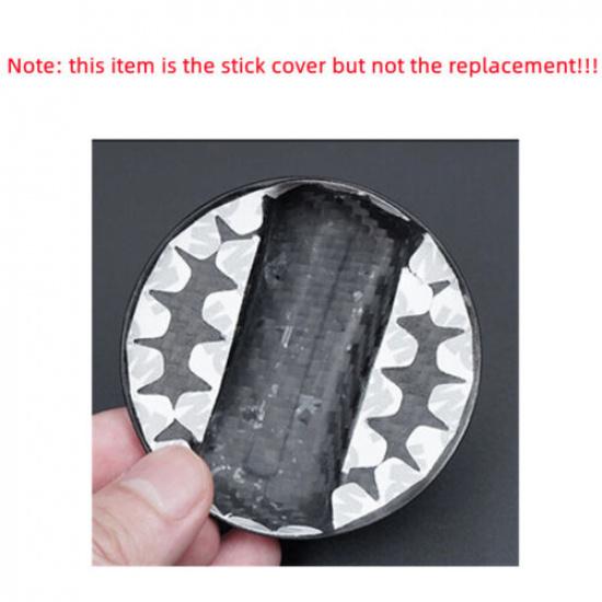 Hard Red Carbon Fiber Car Fuel Tank Cap Sticker Case For Honda Accord Civic