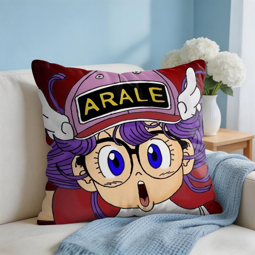 Dr SLUMP AARALE CHAN Cushion Cover Square Pillow Bedroom Sofa Leisure Comfort Living Room Home Decoration X