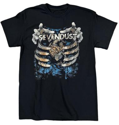 Hot! Sevendust Band Album Cotton Black T Shirt All Size UR344