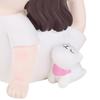 Tomfeel Yoga Resin Girl Ornament Cute Girlish Desktop Ornament Children"s Room Living Room Desk