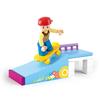23PCS строительные блоки развивающие детские игрушки скейт мальчик