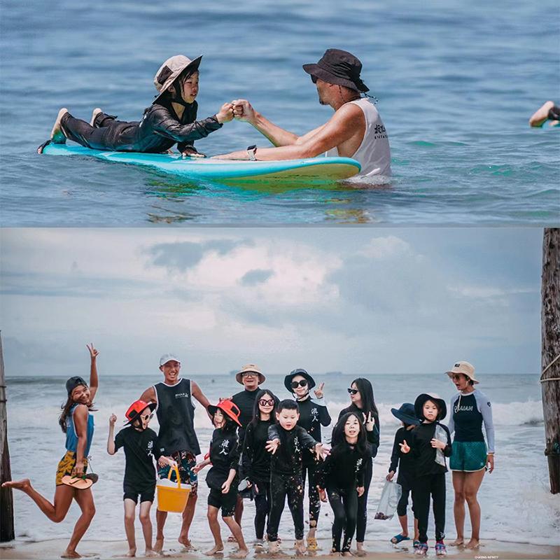 UPF50+ Beach Surf Bucket Hat Mesh Breathable Sun Hat Men Women Outdoor Fishing Cap Chin Adjustable Cap Water Sport Cap