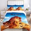 Custom Textile Lion Cub Art Bedding 3 Piece Set HD Print Duvet Cover Pillowcases for Teens Adult Bedroom Decoration