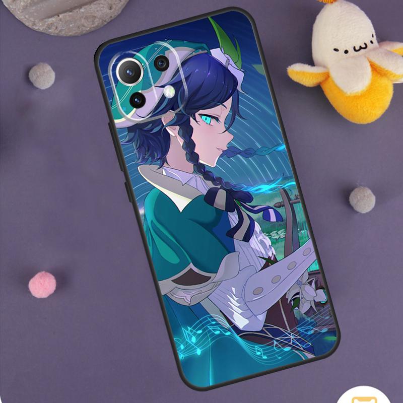 Чехол Genshin Impact Venti для Xiaomi 14 15 Ultra 13T 14T 15T 17 Pro Max POCO F5 F6 F7 X5 X6 X7 Pro F8 Ultra
