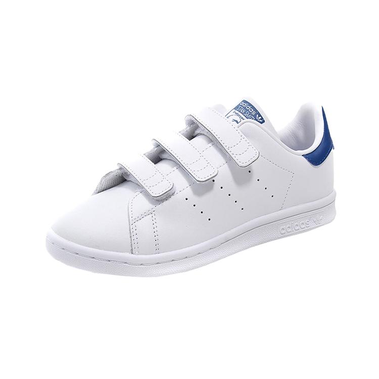 adidas Оригинальные STAN SMITH Низкие Кеды для Катания на Скейтборде Детские Белые Дети Возрастом 3 7 Лет S74779