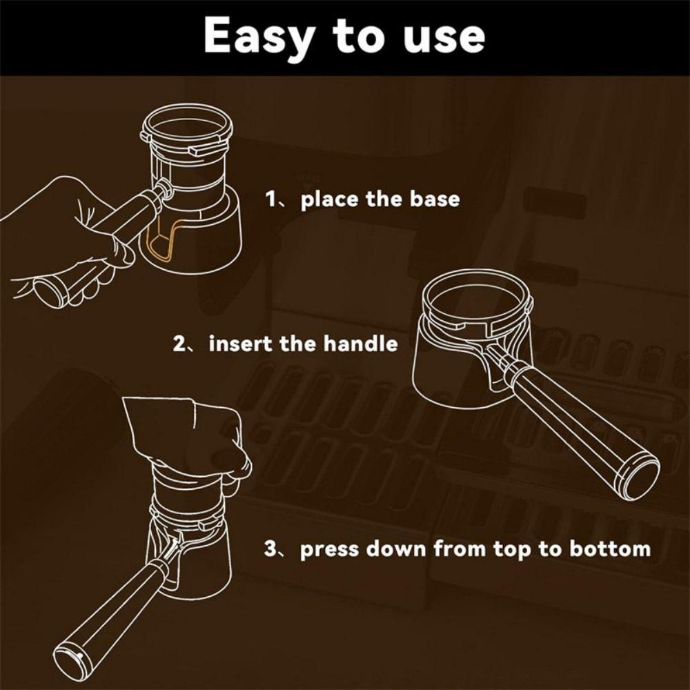 Anti-Slip Coffee Tamper Holder Enhanced Tamping Stability Heat-Resistant Coffee Press Base Silicone Tamper Mat Coffee Brewing