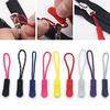 10pcs Zipper Pull Puller End Fit Rope Tag Replacement Clip Broken Buckle Fixer Zip Cord Bag Suitcase Tent Backpack Zipper Head