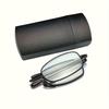Portable Reading Glasses With+1 To+4.0 Magnification Square Full Frame Design with Compact Hard Case Box