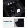 For Tesla Model Y/3 Center Console Organizer Tray Armrest Storage Box Hidden Cubby Drawer Fit 2021-2024 Model Y 2021-2023 Model3