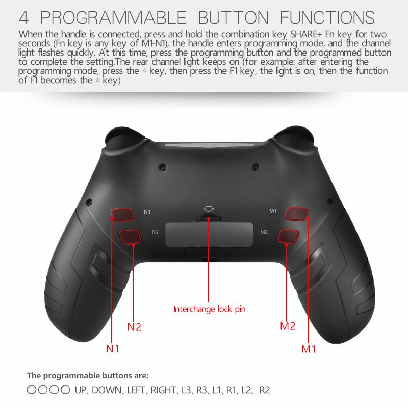 Контроллер для PS4 PS3 PS Playstation 4 3 ПК Управление Беспроводной Bluetooth Мобильный Android TV Геймпад Игровой игровой коврик Джойстик Телефон