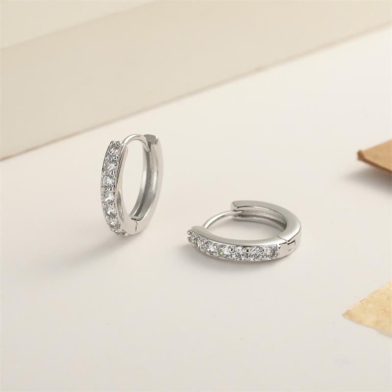 1 пара маленьких сережек-колец для женщин и девочек, минимализм, крошечные серьги для пирсинга хряща, циркониевые серьги, ювелирные изделия, аксессуары, подарки