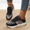 Fashion Women's Shoes New Female Round Head Leopard 2024 Hot Sale Outdoors Casual Comfortable Wear Resistant Non-slip Ladies Shoes