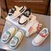 Новые детские кроссовки для девочек, повседневная модная детская нескользящая спортивная обувь белого цвета для мальчиков