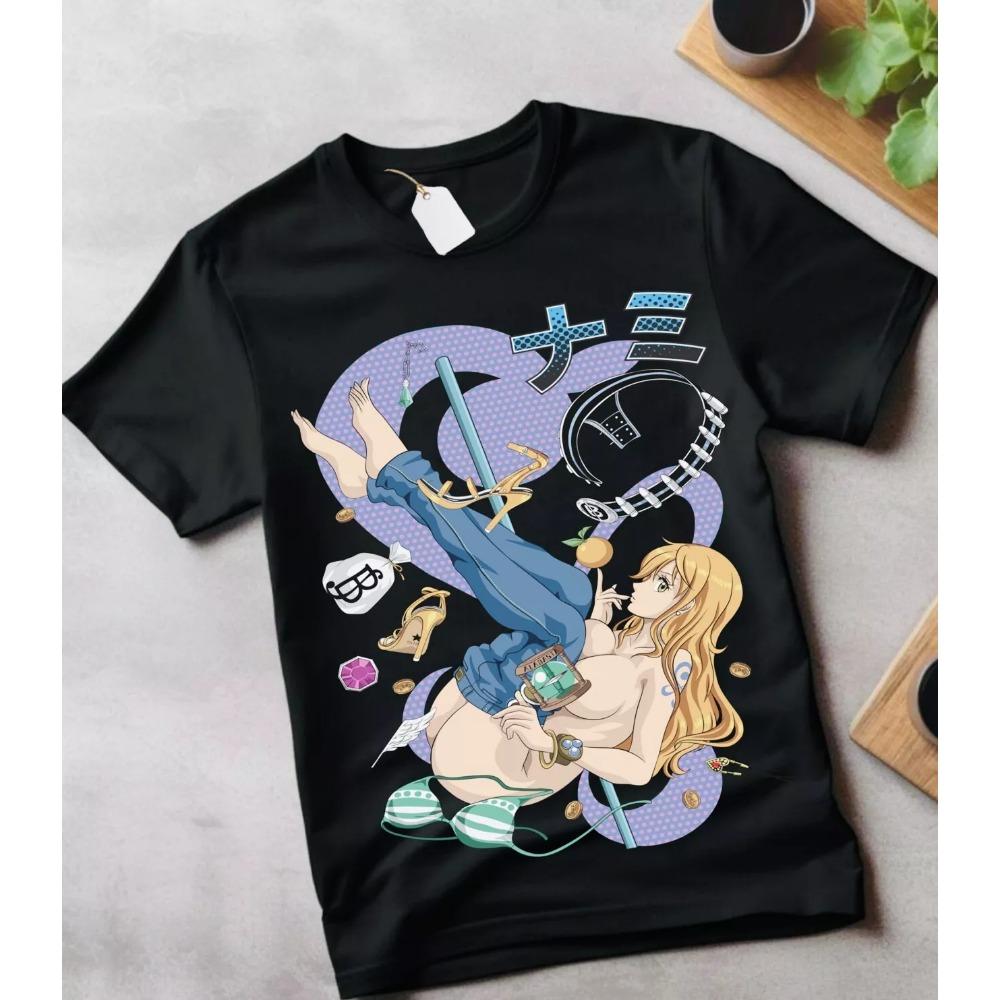 Летняя мужская футболка Mitsuri Kanroji Demon Slayer Уличные аниме футболки Подарок для фаната Футболка 100% хлопок Футболка Оверсайз Мужская одежда