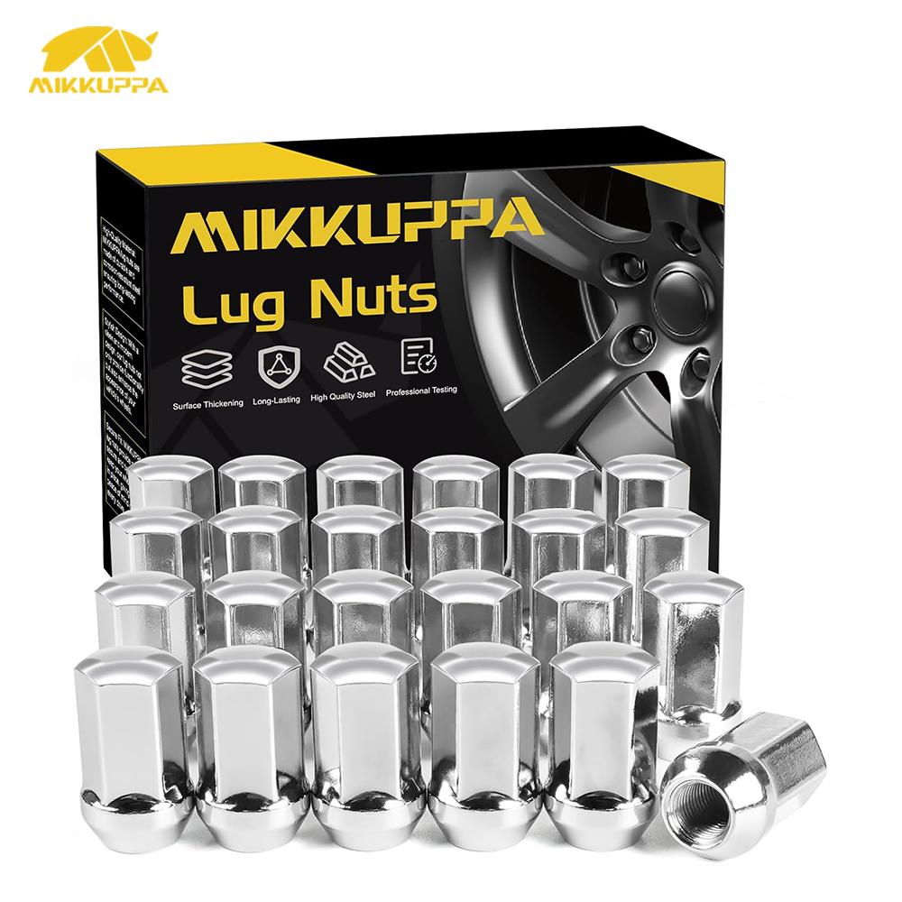 MIKKUPPA 24pcs M14x1.5 Lug Nuts - Replacement for 1999-2022 Silverado 1500, 2012-2022 Chevy Suburban, 2000-2022 GMC Yukon