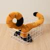 Fluffy Simulated Tiger Tail Faux Tiger Paw Hand Warmers  Cosplay Costume Accessories