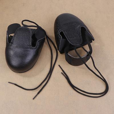 Чехлы для рабочей обуви с защитой от ударов, защитные кожаные ботинки со стальным носком, для посетителей на рабочем месте