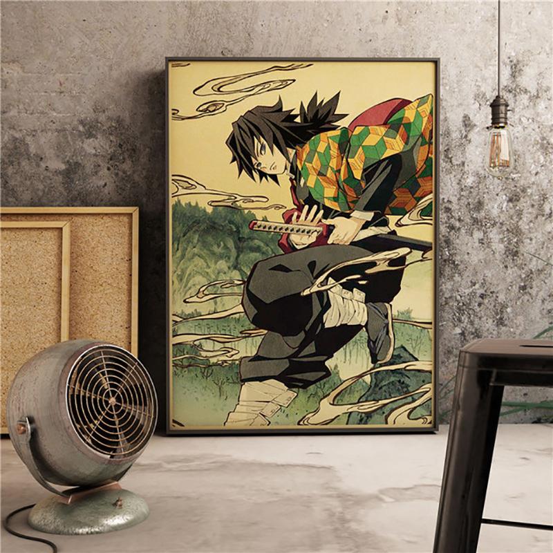 5D DIY Demon Slayer: Kimetsu No Yaiba Cross Stitch Rhinestones Diamond Drawing Embroidery Mosaic Home Decor