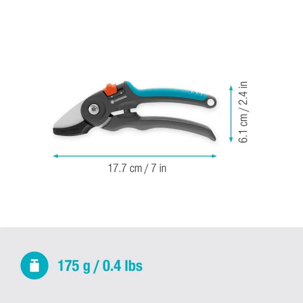 Sekator Ogrodowy Kowadełkowy Premiumcut Gardena 12240-20 Do Suchego Drewna