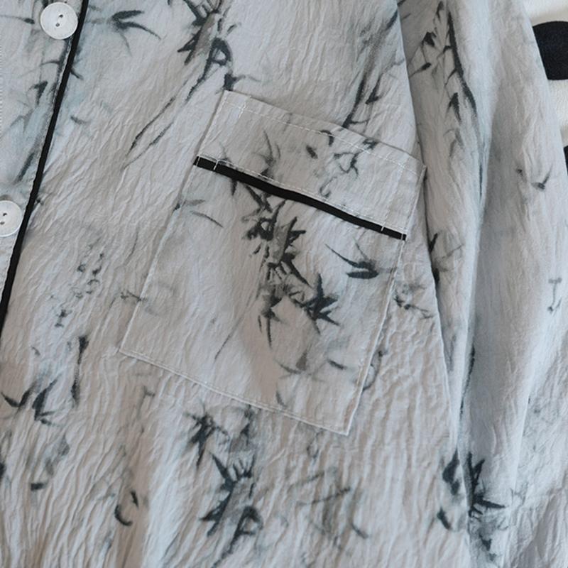 Casual Autumn Two Pieces Women Pajamas Cute V-Neck Tops and Pants Pajama Suit Ladies Long Sleeve Nightwear for Female Outfits