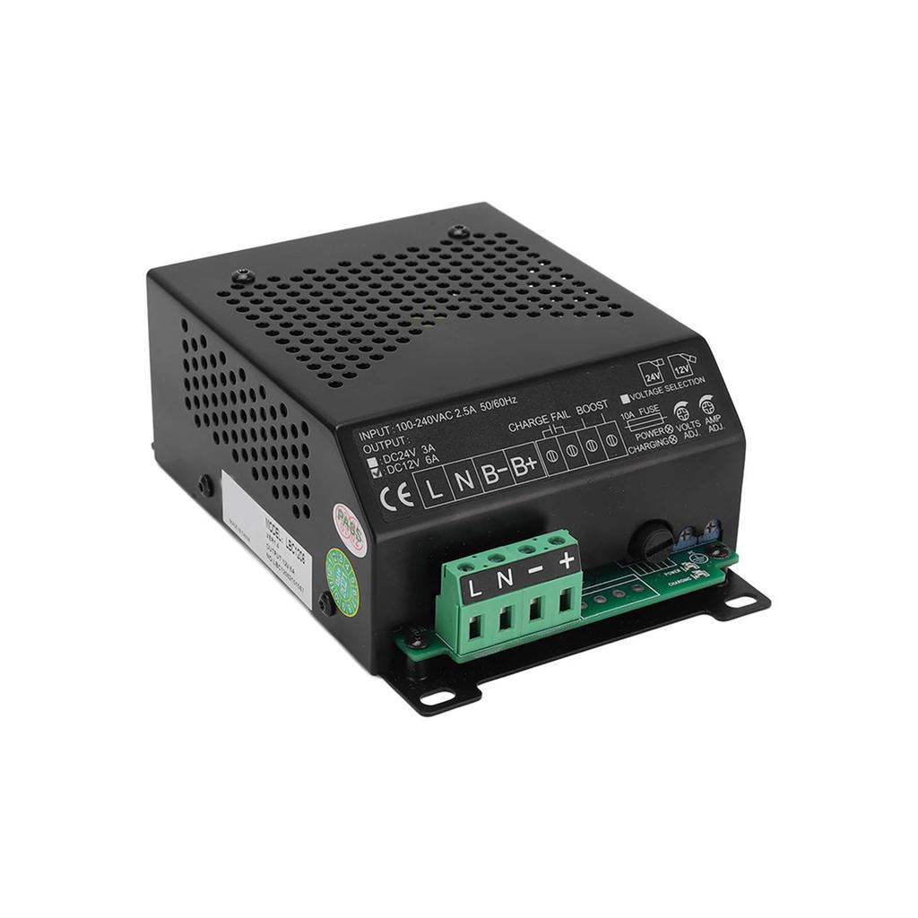 LBC1206 AC100-240V Дизель-генератор Зарядное устройство для кислотных аккумуляторов с защитой от перезаряда и короткого замыкания