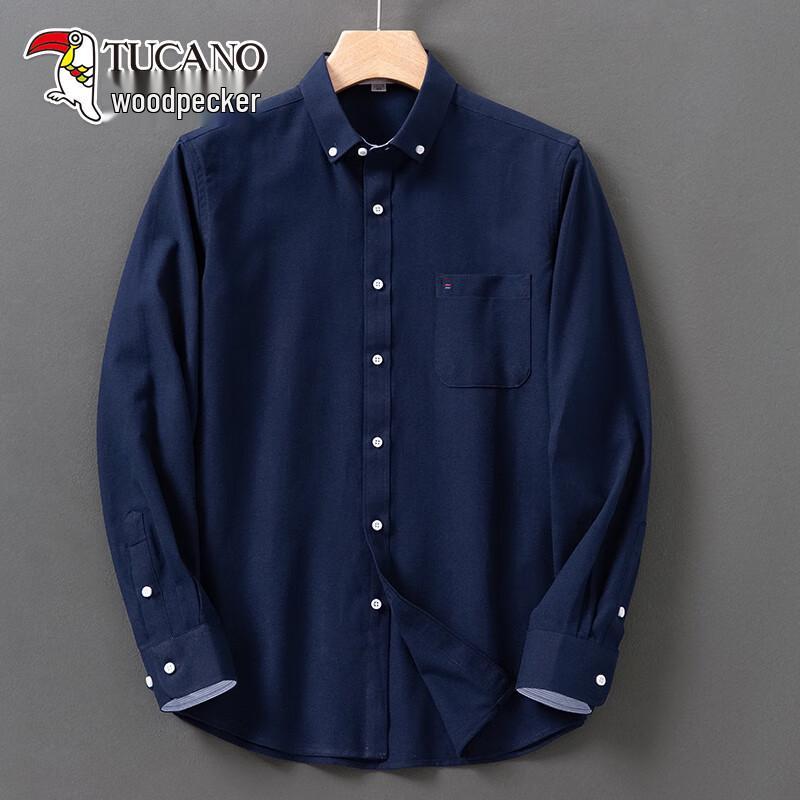 Tucano Мужская рубашка с длинным рукавом в стиле business casual