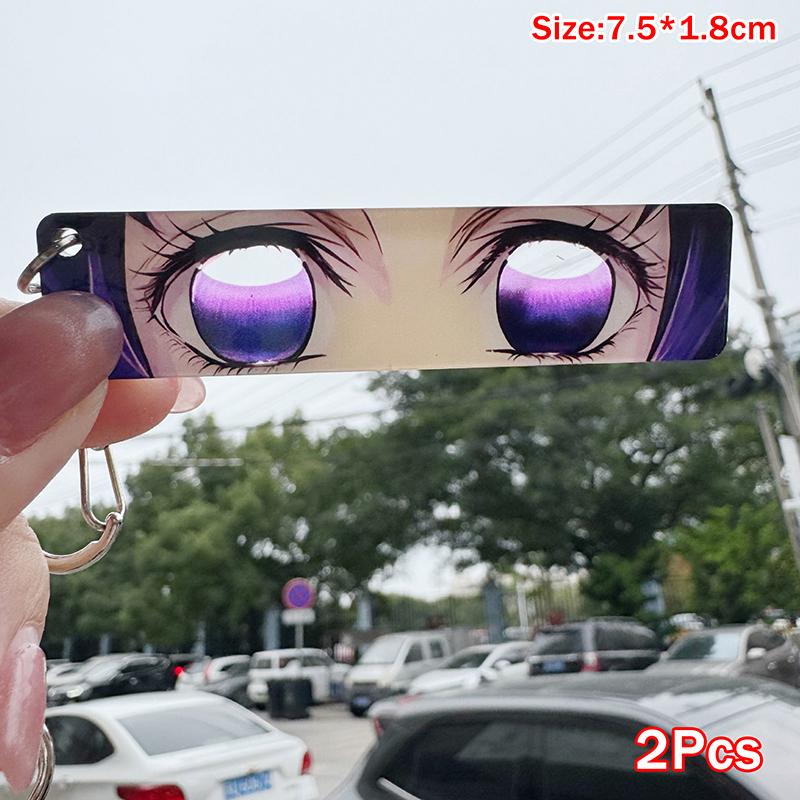 2/9 шт. Аниме Брелок для карточек Клинок рассекающий демонов Украшение Кавайная девушка Акриловые аксессуары для рюкзака Мультяшный сувенир Портативная игрушка Подарок