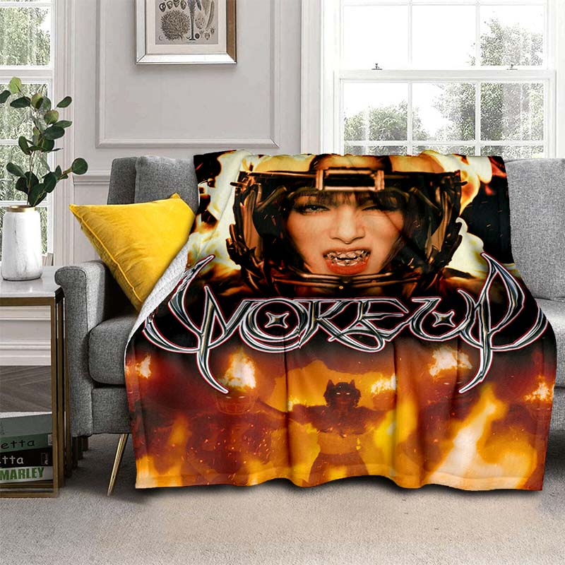 Soft flannel blanket, K-POPX-XG girl group poster blanket, portable home travel blanket, suitable for sofa beds, bedrooms, and