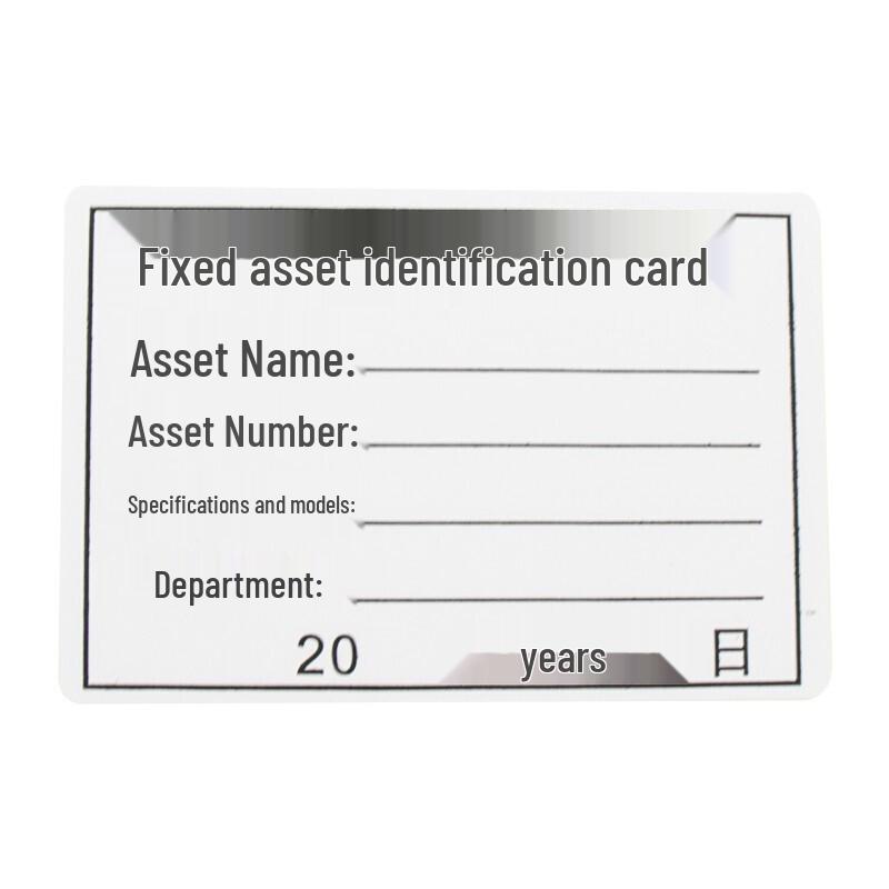 HK-5139 Fixed Asset Identification Labels