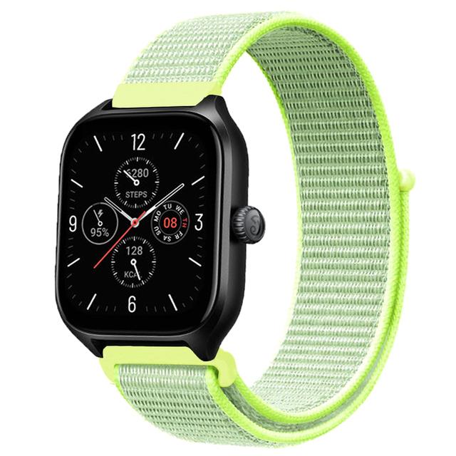 20 мм 22 мм Нейлоновый ремешок-петля Для Amazfit GTS 4/3/3pro/2e/GTS 2 Mini/GTR 4 47 мм/GTR 2/Stratos 2 3 Ремешок Для Amazfit Bip 3 Pro Correa