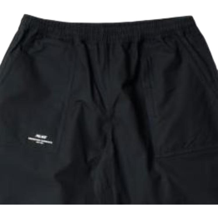 Palace FW22 Брюки кэжуал укороченные с манжетами с логотипом Мужские низы Черный plz1233431