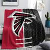 Фланелевое одеяло с принтом Atlanta Falcons, Высококачественное, Удобное для всех сезонов, Декор для дома, Тепло и уют, Идеально для рождественских подарков