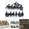 Mini Puzzle Game Set 8 Special Forces Action Figures With Removable Joints And Weapons