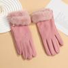 Keep Warm Women Gloves Touchable Screen Full Finger Gloves New Winter Gloves  Cycling Driving