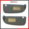 For Peugeot 206 for Citroen C2 Sun Visor Set Gray 2 Pcs Left-Right With Mirror 1999-2008 Years