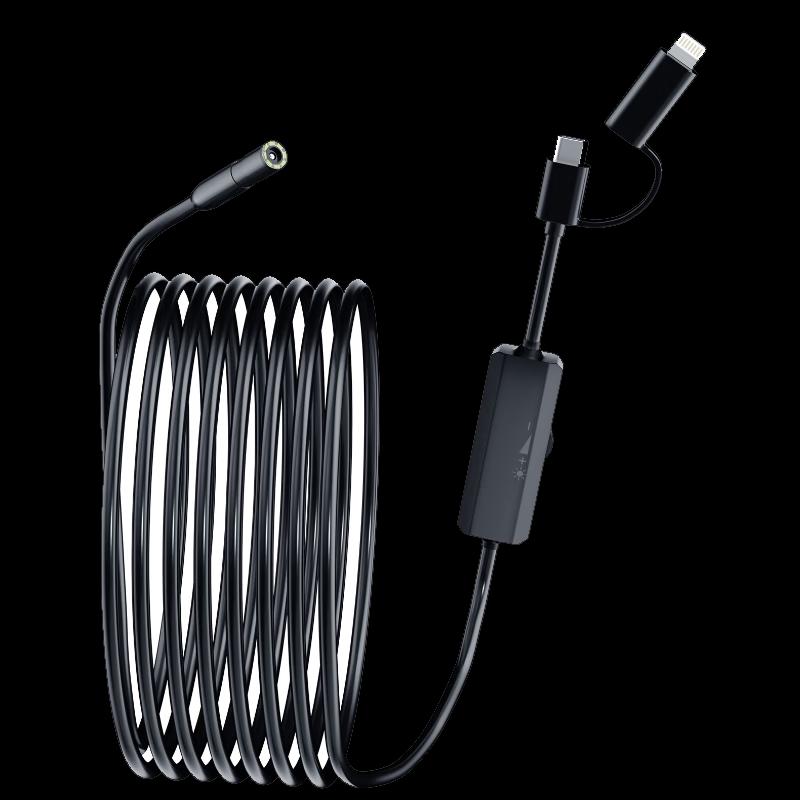 NEWMAYLIN 2-in-1 HD Waterproof Industrial Endoscope