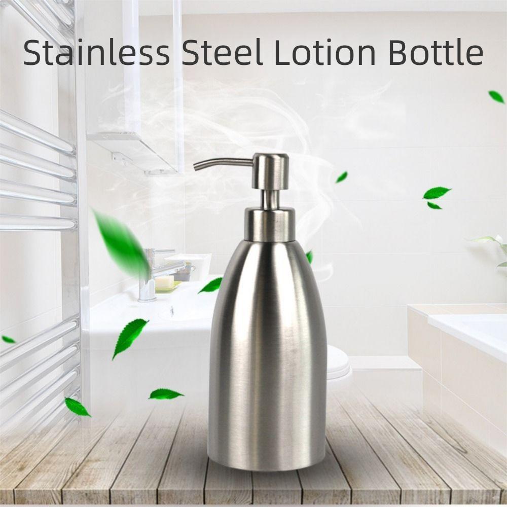 500ml Stainless Steel Soap Dispenser Refillable Liquid Soap Container  Restaurant
