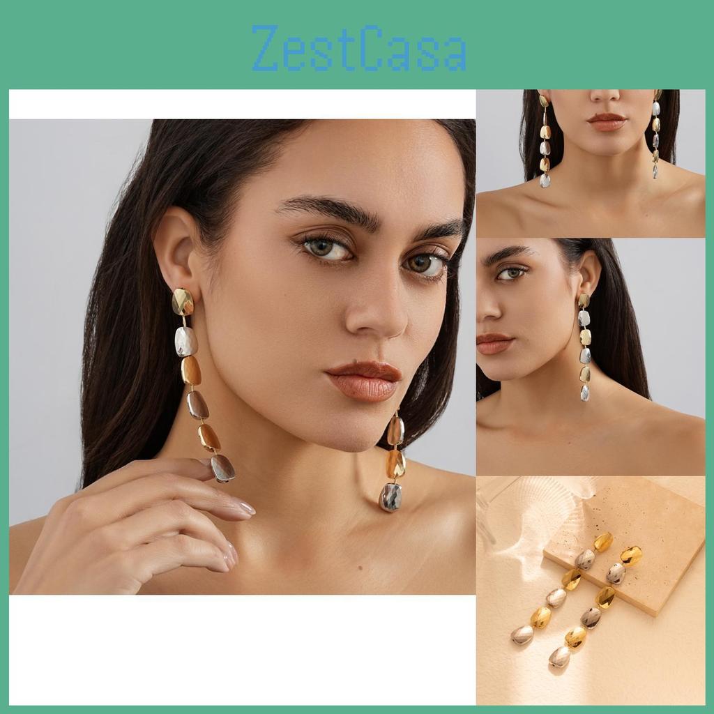 Fashionable Geometric Alloy Earrings For Women Chic Street Style 2023