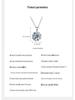 S925 Sterling Silver Moissanite Simple Necklace, 1 Carat Light Luxury Gift, Niche Design Pendant