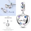 925 Silver Dragonfly Dreamcatcher Charms with Blue Devil Eyes Infinity Symbol Flower Design for Pendant Jewelry