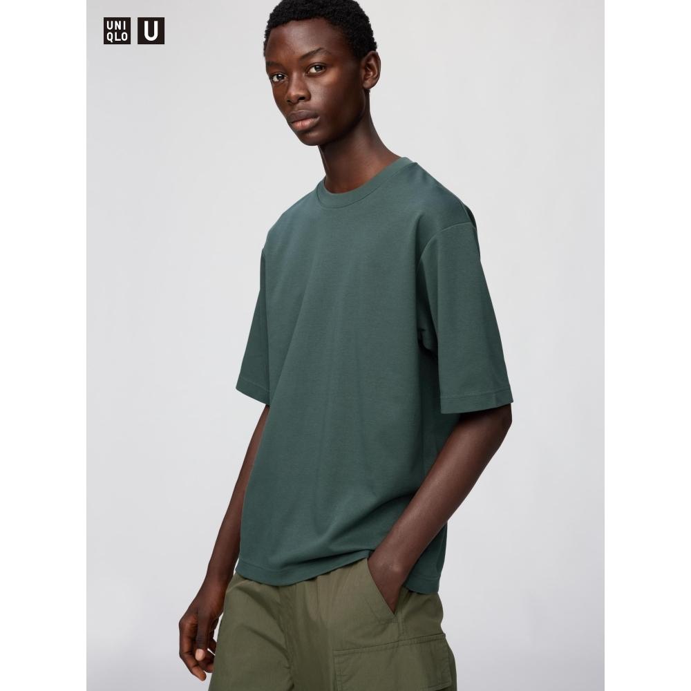 Uniqlo Oversize футболка Airism CoTTon с 5 рукавами