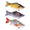 3/5Pcs Fishing Lures 3D Swimming Bait with Treble Hooks Realistic Looking